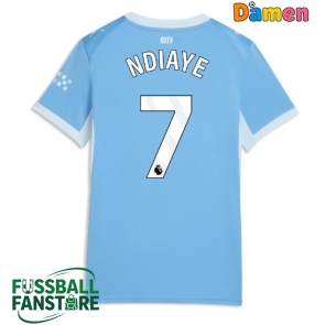 Manchester City Iliman Ndiaye #7 Replik Heimtrikot Damen 2026-27 Kurzarm